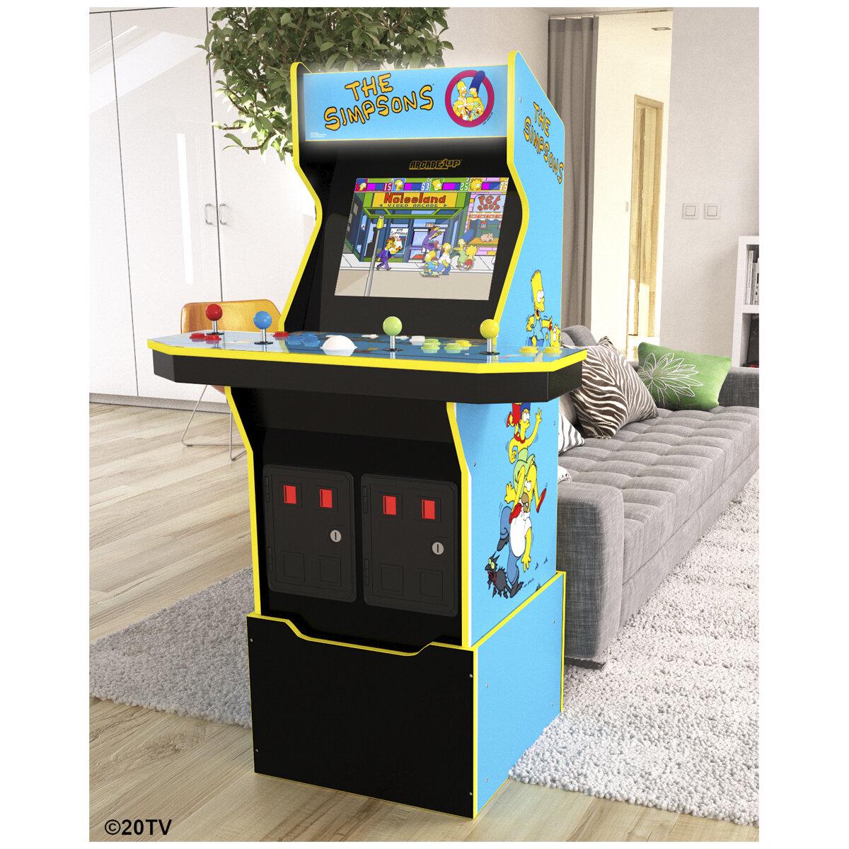 Arcade1Up The Simpson Arcade Machine With Stool And Wi-Fi