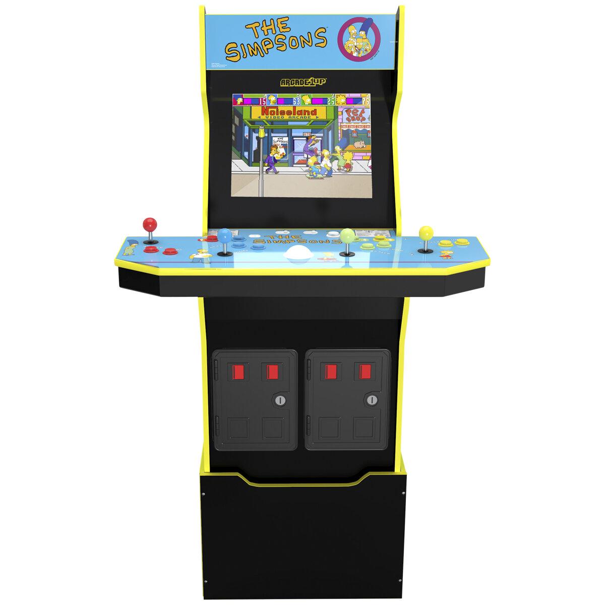 Arcade1Up The Simpson Arcade Machine With Stool And Wi-Fi