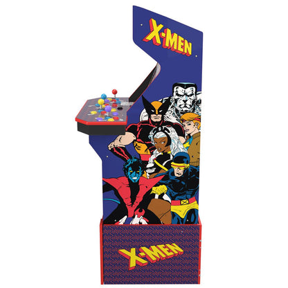 Arcade1Up X-Men 4-Player Gaming Arcade Cabinet With Stool And Bundle