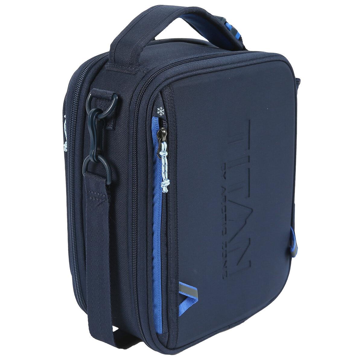 Arctic Zone Titan Crush Resistant Expandable Lunch Pack With Ice Walls Navy Blue