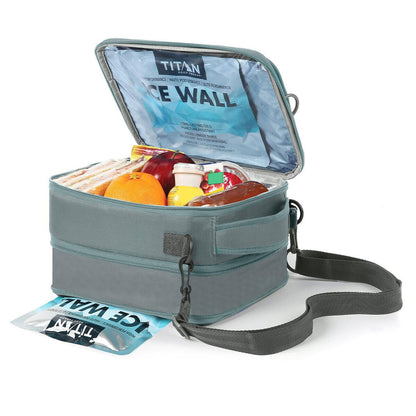 Arctic Zone Titan Crush Resistant Expandable Lunch Pack With Ice Walls Sage