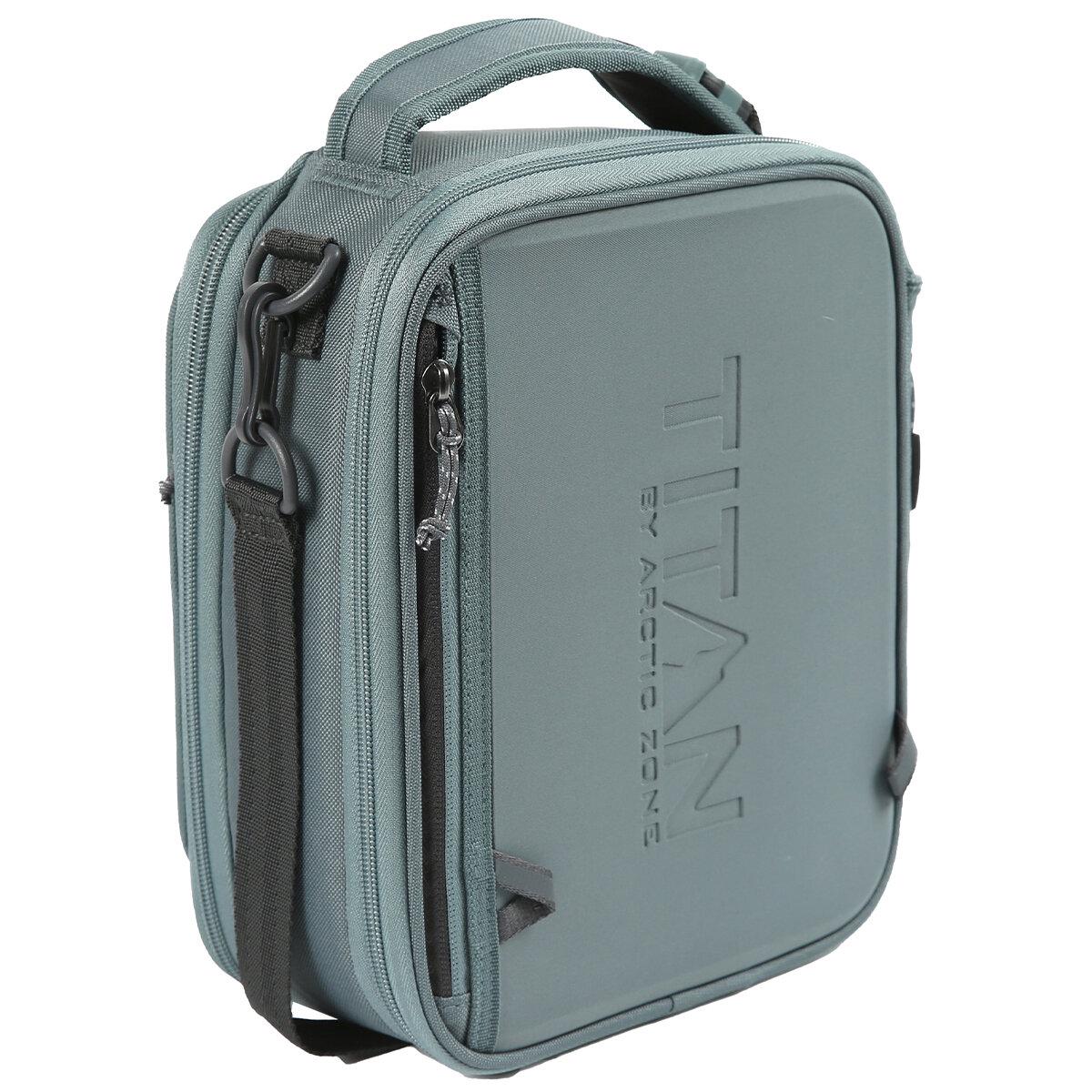 Arctic Zone Titan Crush Resistant Expandable Lunch Pack With Ice Walls Sage