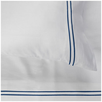 Ardor 1000 Thread Count Hotel Embroidered King Sheet Set Navy