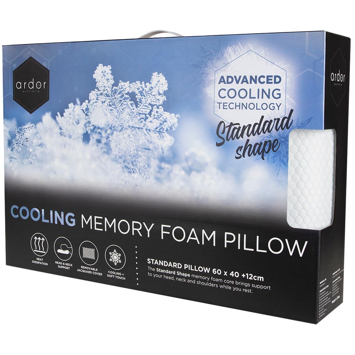 Ardor Cooling Standard Memory Foam Pillow