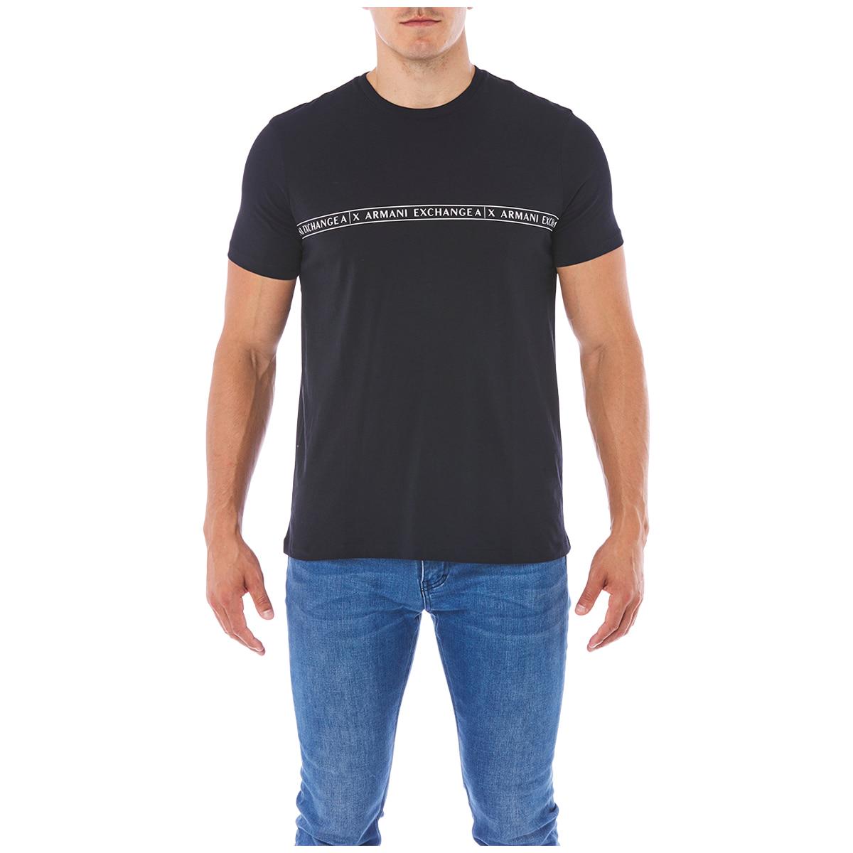 Armani Exchange Men's Crew Neck Tee Black