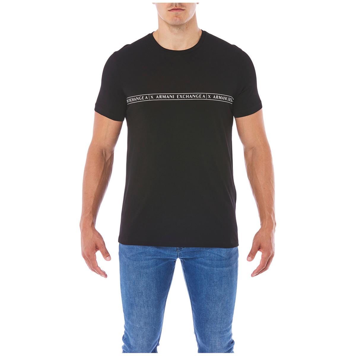 Armani Exchange Men's Crew Neck Tee Black