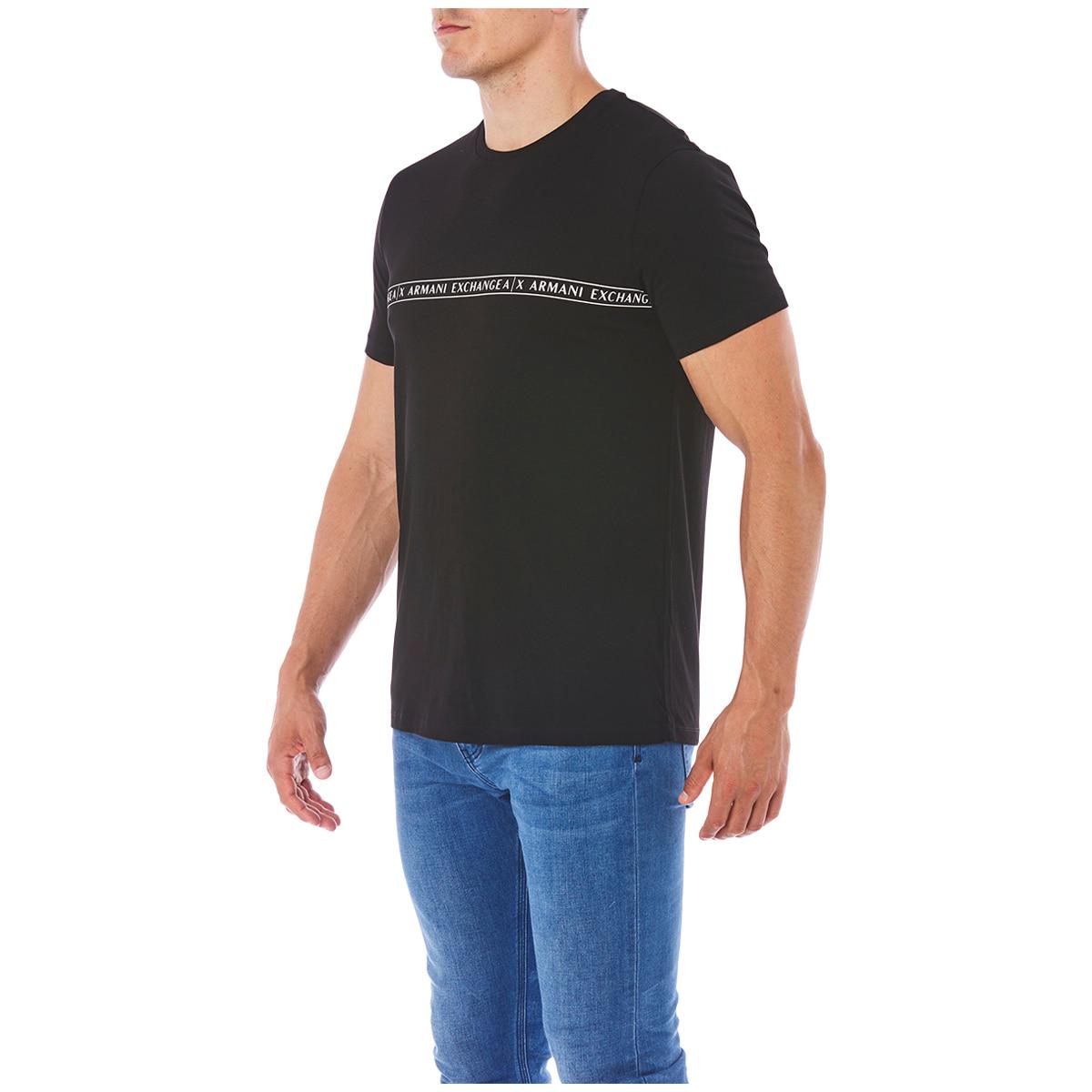 Armani Exchange Men's Crew Neck Tee Black