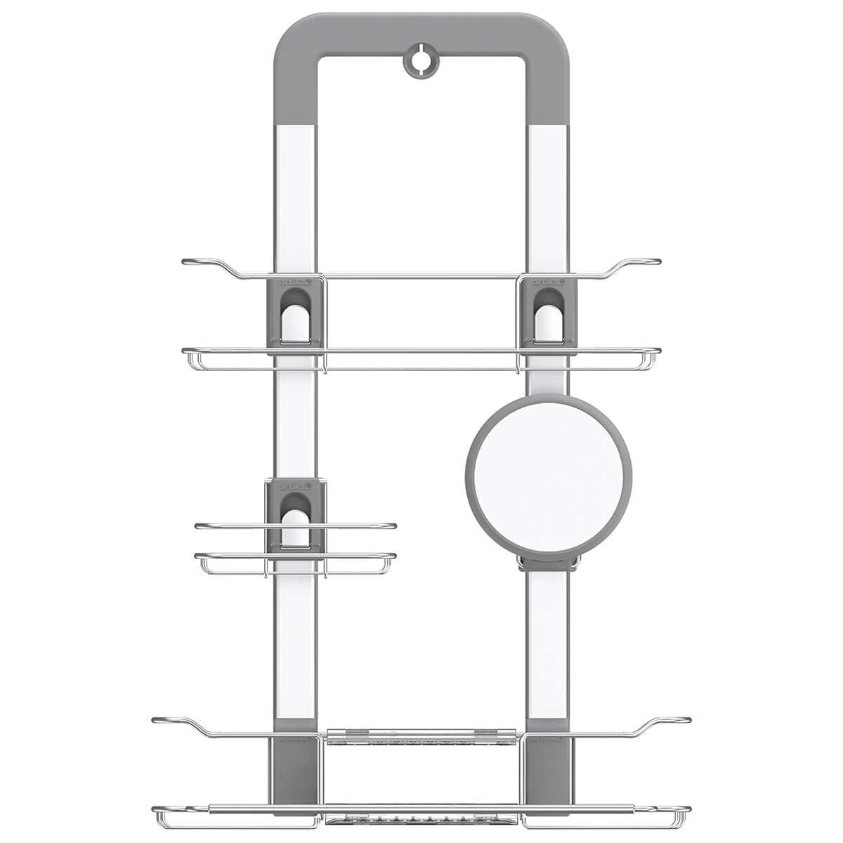 Artika Trent Hanging Shower Caddy Light Grey