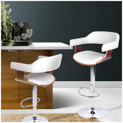 Artiss Selina White Barstool 1 Pack