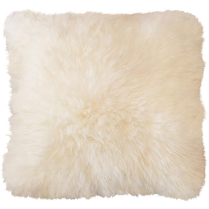 AusGolden Visby Square Wool Pillow Dark Brown