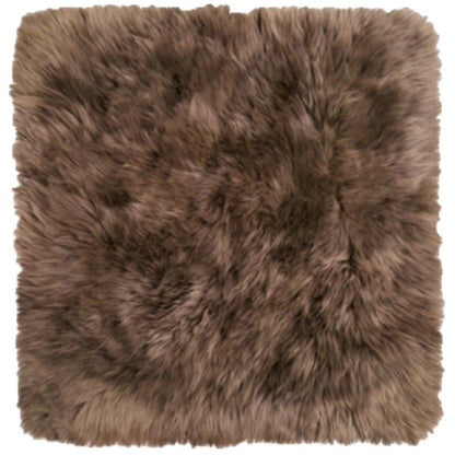 AusGolden Visby Square Wool Pillow Brown