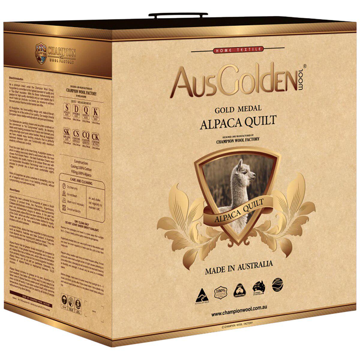 Ausgolden Gold Medal Pure Alpaca Winter Queen Quilt