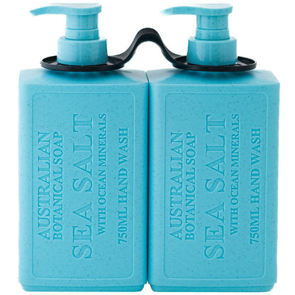 Australian Botanical Soap Hand Wash 2 x 750ml Goats Milk With Raspberry