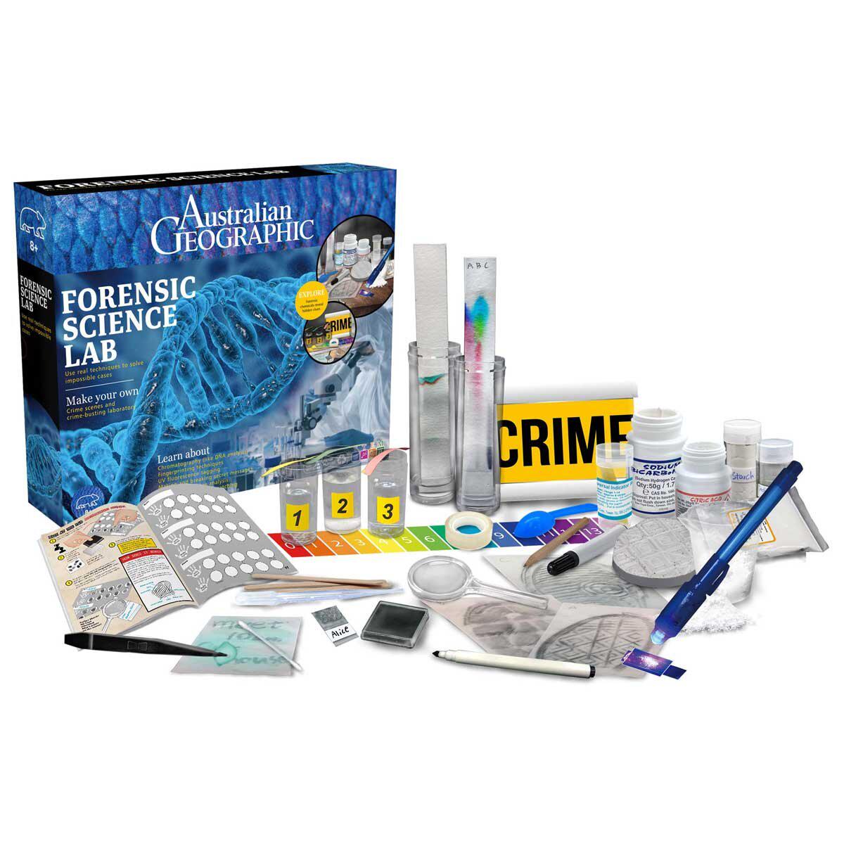 Australian Geographic Science Kit Forensic Science Lab