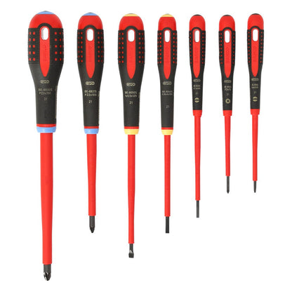 BAHCO 7 Piece 1000V VDE Insulated Screwdriver Set BE-9888S