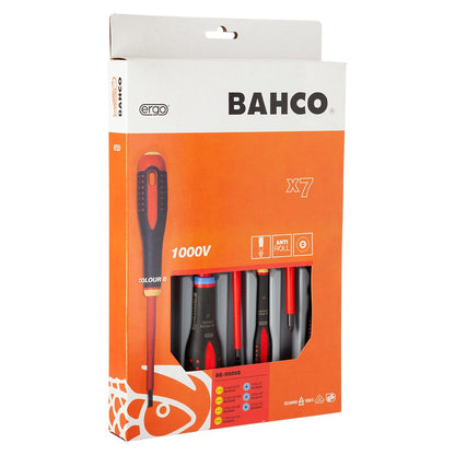 BAHCO 7 Piece 1000V VDE Insulated Screwdriver Set BE-9888S