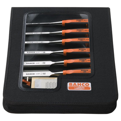 BAHCO Chisel Set with Zipper Case - 6 Piece 424PS6ZC