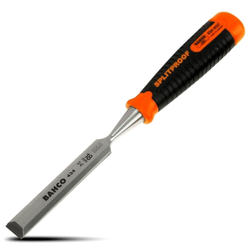 BAHCO ERGO CHISEL, 2-COMPONENT HANDLE, 18 X 140MM 43418B