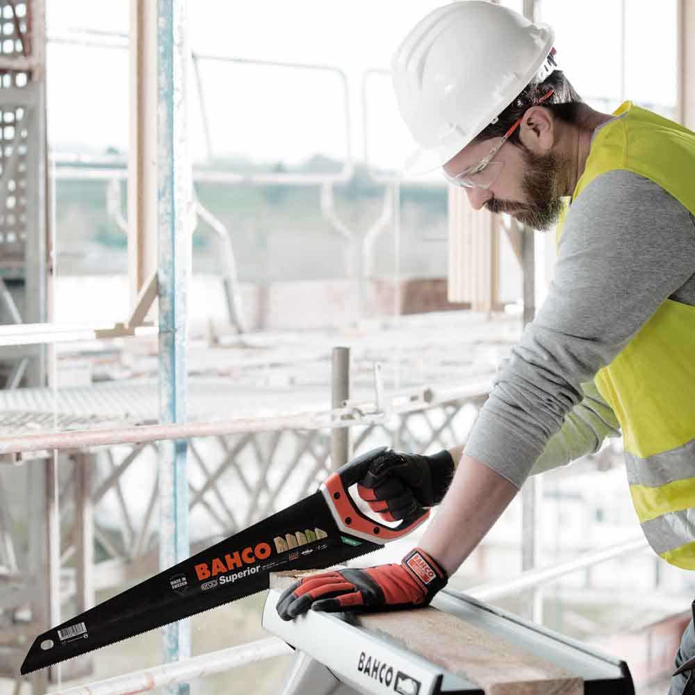BAHCO ERGO SUPERIOR HANDSAW, 550MM, FOR MEDIUM COARSE WOOD 260022XTHP