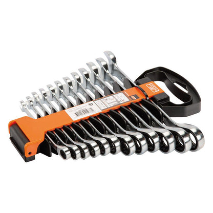 BAHCO Metric Ratchet Combination Spanner Set - 12 Piece 1RMSH12