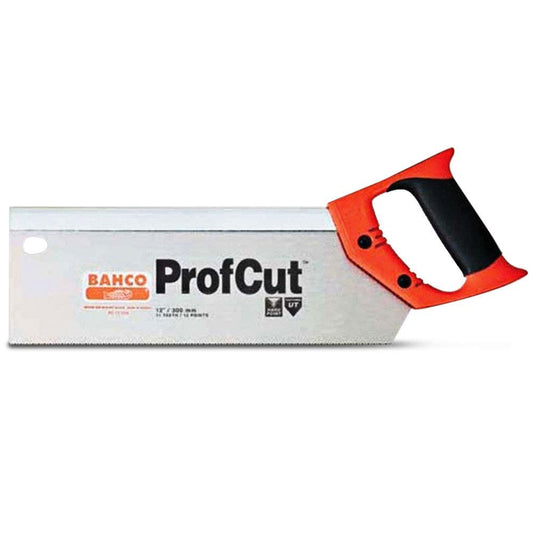 BAHCO PROFESSIONAL CUT TENON SAW, 300MM, FOR FINE TO MEDIUM COARSE MAT. 11 12 TPI PC12TEN