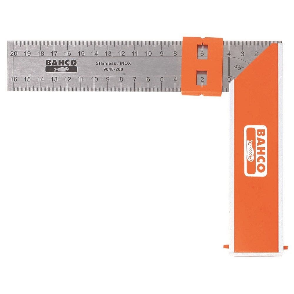 BAHCO SQUARE, 250MM, WITH ADDITIONAL SLIDING MARKER 9048250