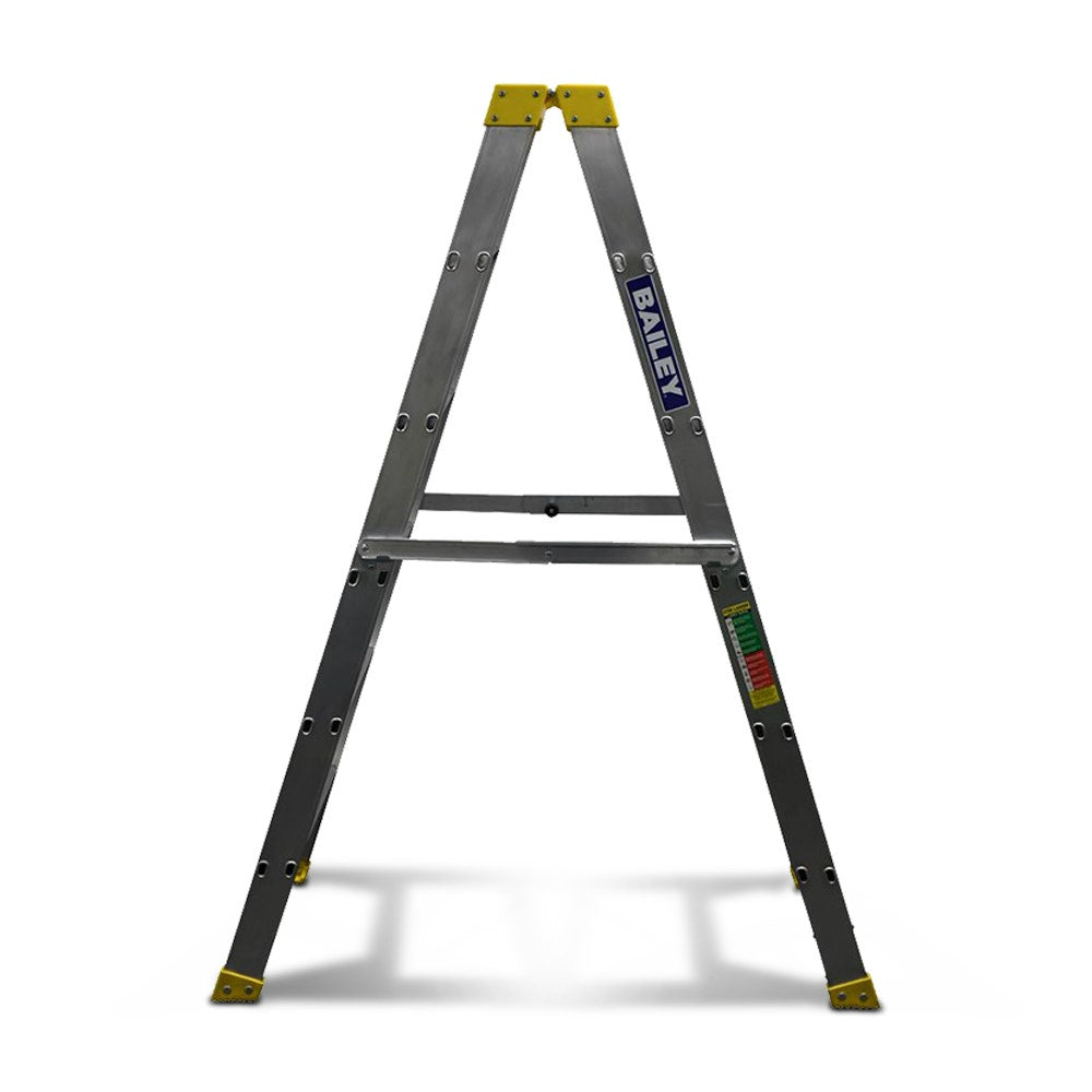 BAILEY 1.8m 150kg Step 6 Pro Aluminium Double Sided Ladder FS13963