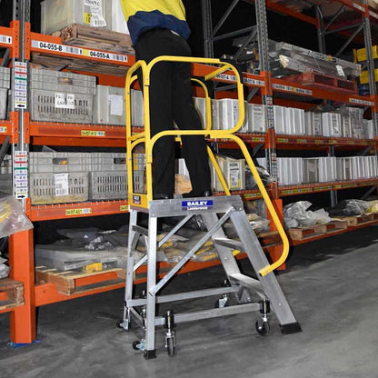 BAILEY Aluminium Order Picking Platform 2 150 Kg Ind Ladderweld FS13873