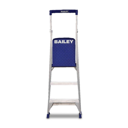 BAILEY P1503 Platform Step Ladder 0.9m Aluminium 150kg Industrial FS14066