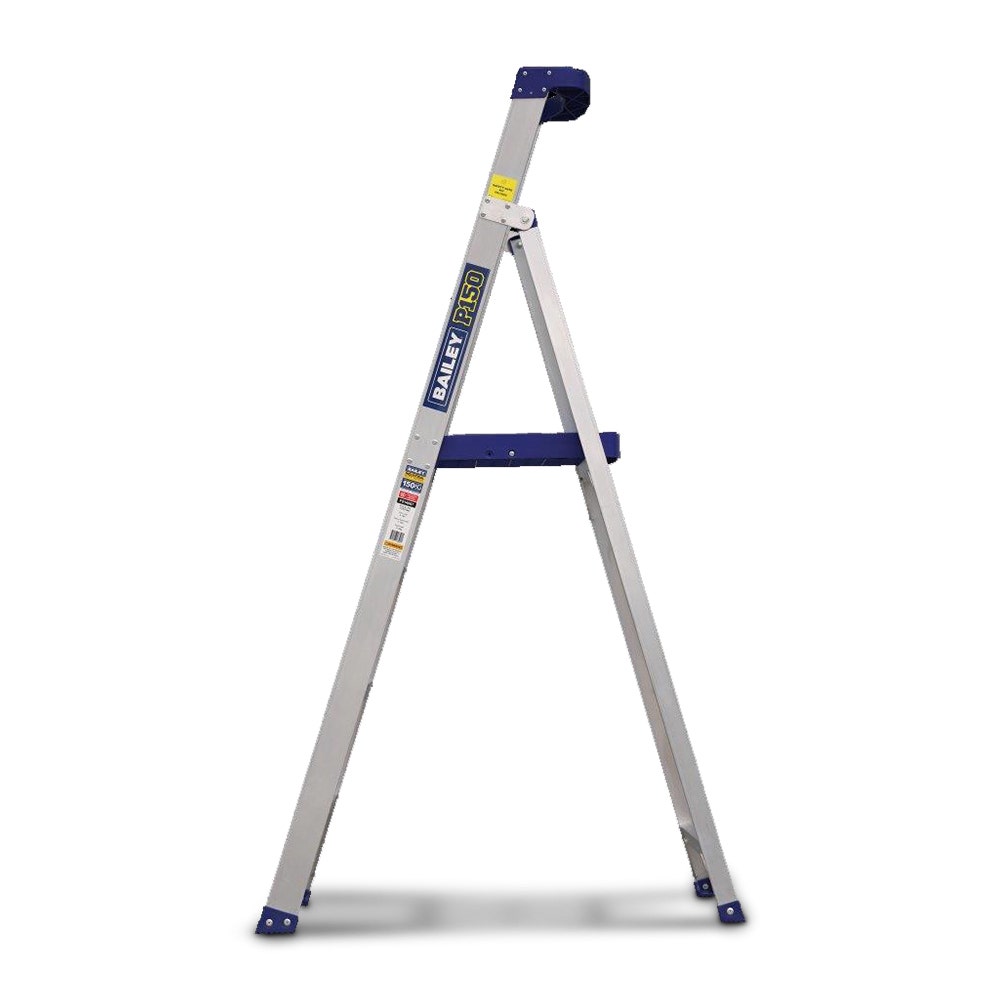 BAILEY P1504 Platform Step Ladder 1.2m Aluminium 150kg Industrial FS14067