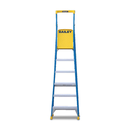 BAILEY P1506 Platform Step Ladder 1.8m Fibreglass 150kg Industrial FS14073