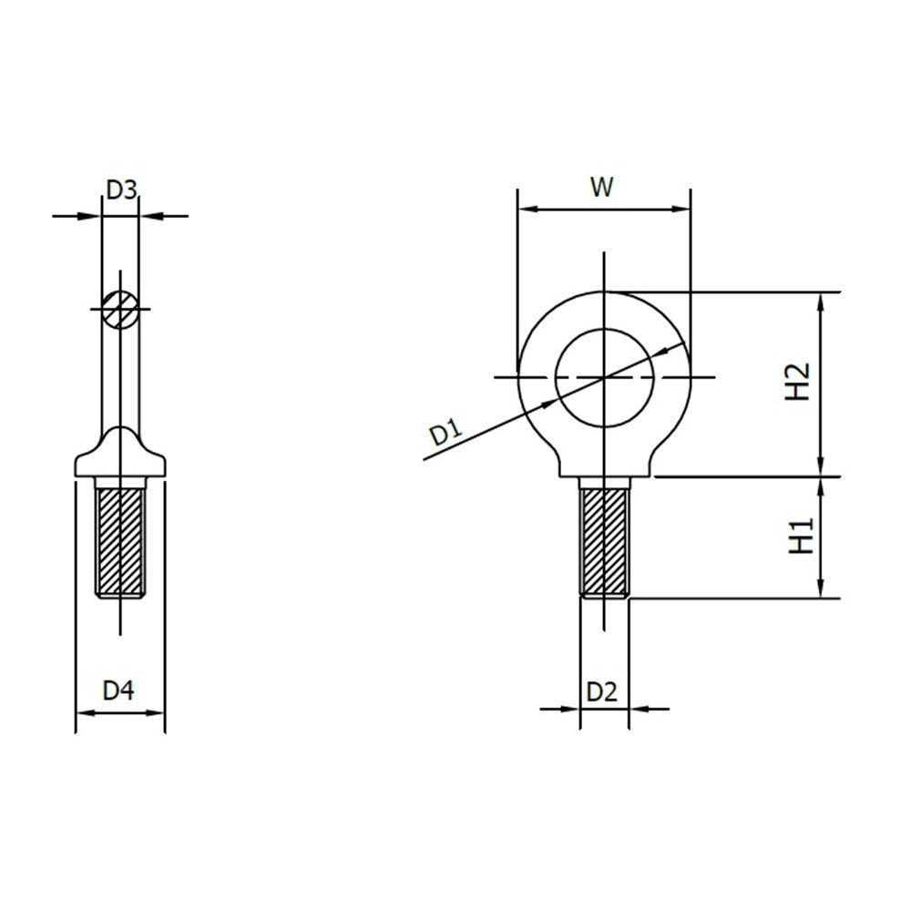 BEAVER 22mm Lifting Metric Shoulder Eyebolts 359122