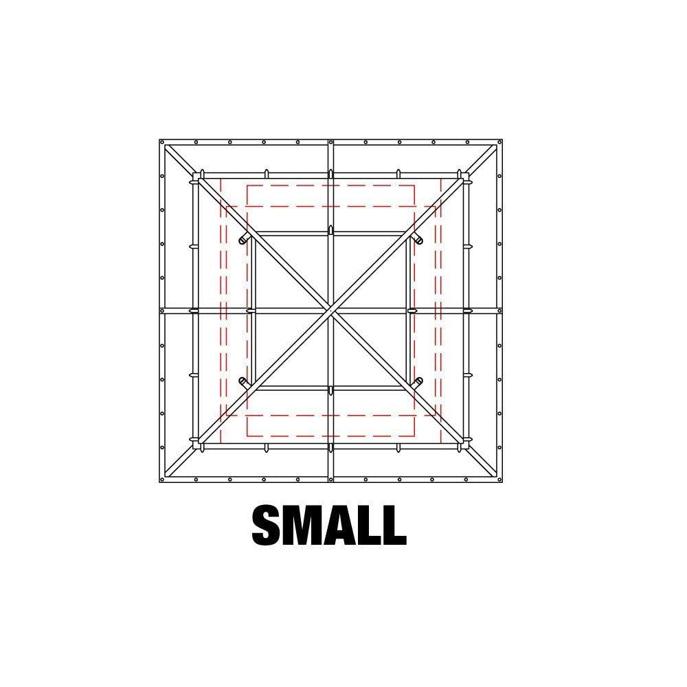 BEAVER 2.46m x 2.46m Safety Cargo Net NETSYS1