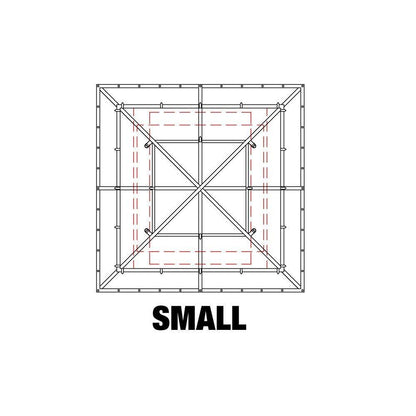 BEAVER 2.46m x 2.46m Safety Cargo Net NETSYS1