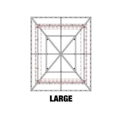 BEAVER 2.8m x 3.44m Safety Cargo Net NETSYS3