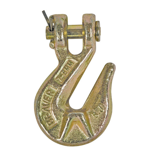 BEAVER 6mm G70 GOLD Clevis Grab Hooks with Wings 354006