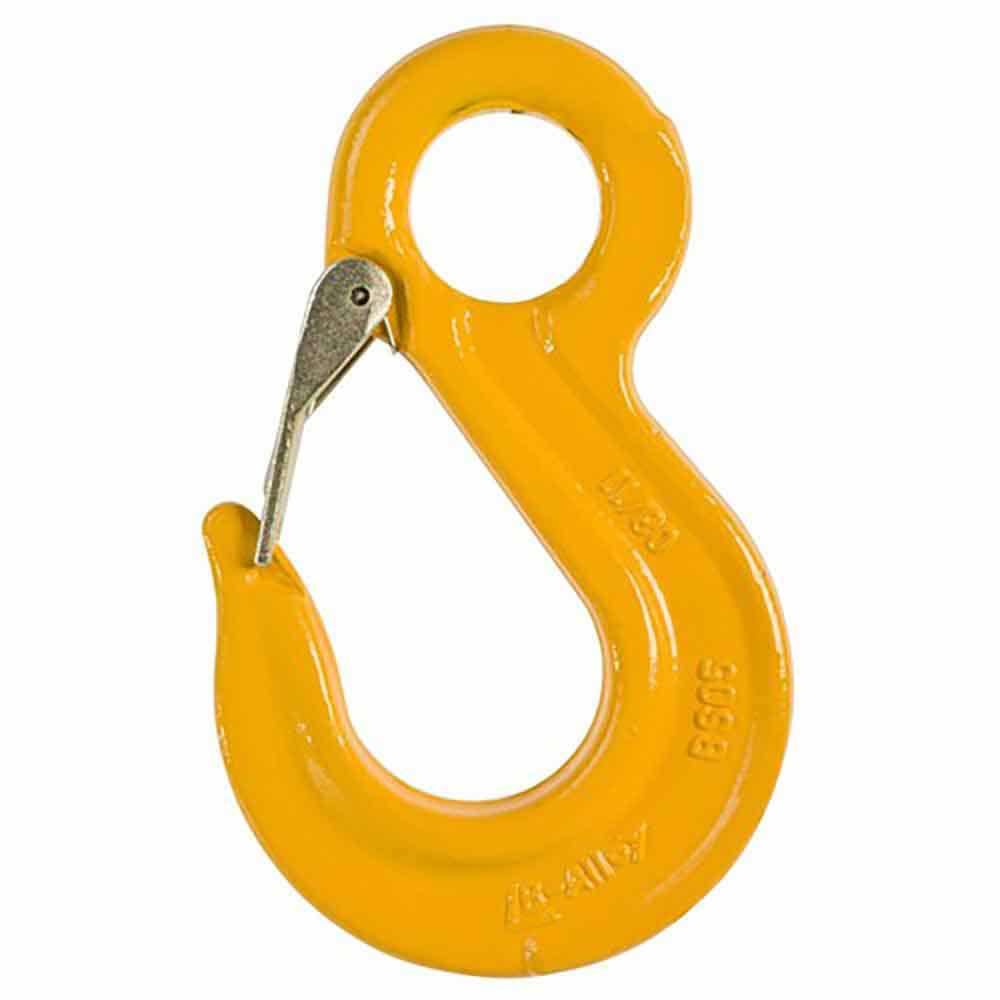 BEAVER 6mm G80 Eye Sling Hook w Safety Latch 885806