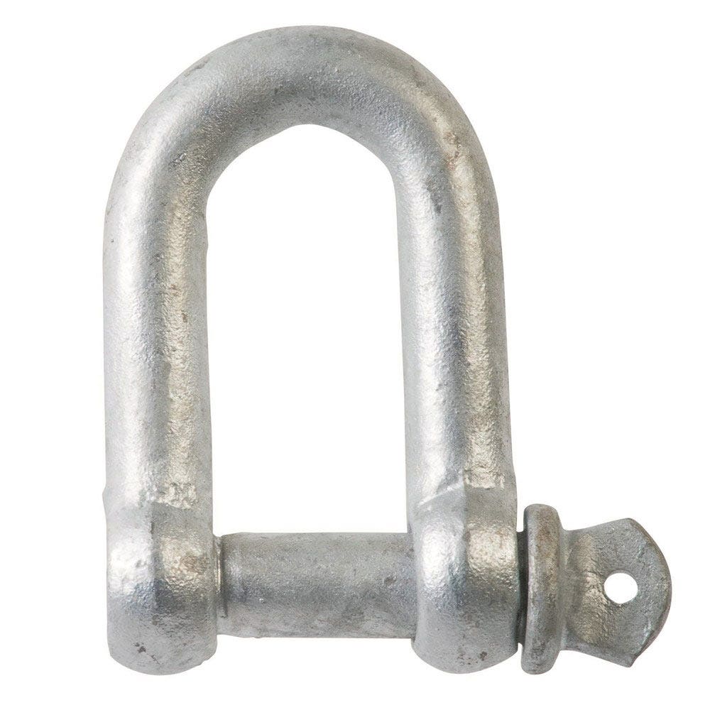 BEAVER 8mm Hot Dipped Galvanised Commercial Dee Shackles 200308P