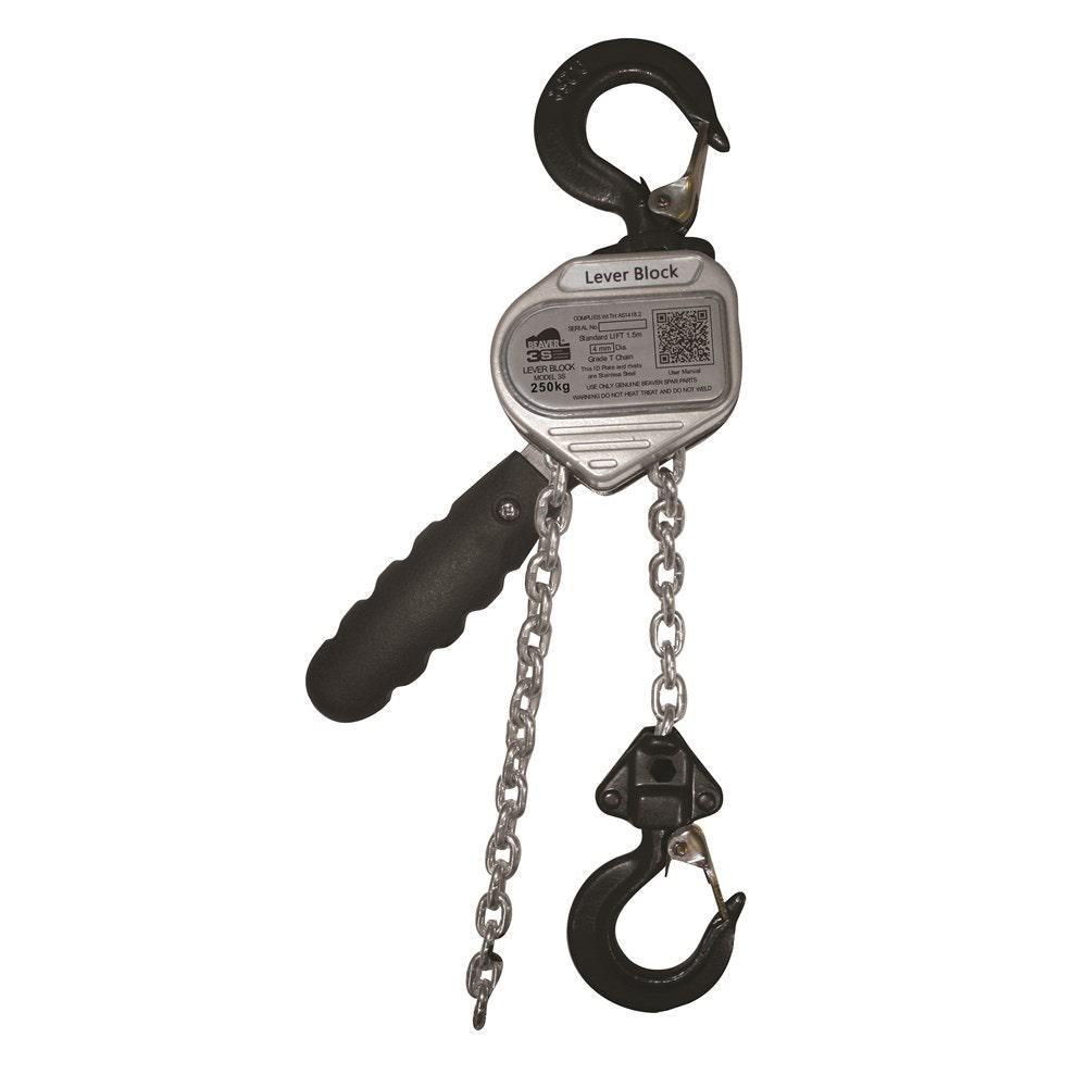 BEAVER Lever Block 3S 250kg 1.5m Gunmetal