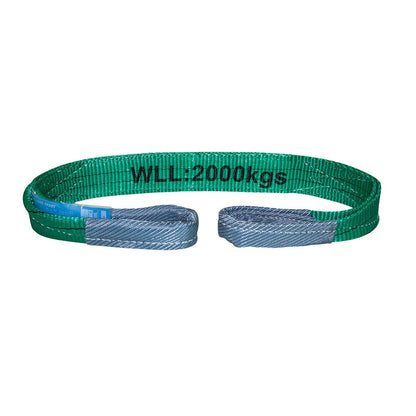 BEAVER SLING WEBBED FLAT 2T 3M DOUBLE PLY GREEN