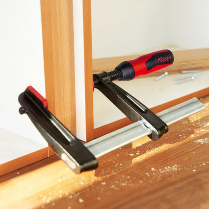 BESSEY 160mm Malleable Cast Iron Screw Quick Action Clamp TPN With 2 Component Handle TG16-2K