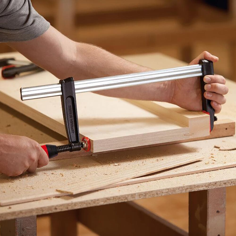 BESSEY 160mm Malleable Cast Iron Screw Quick Action Clamp TPN With 2 Component Handle TG16-2K