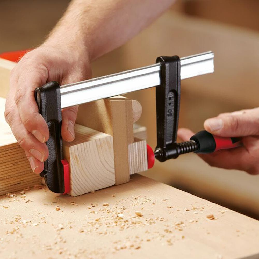 BESSEY 160mm Malleable Cast Iron Screw Quick Action Clamp TPN With 2 Component Handle TG16-2K