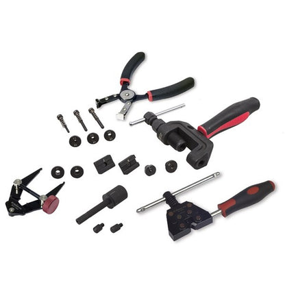 BIKESERVICE Chain Breaking, Riveting and Repair Master Kit BS70002