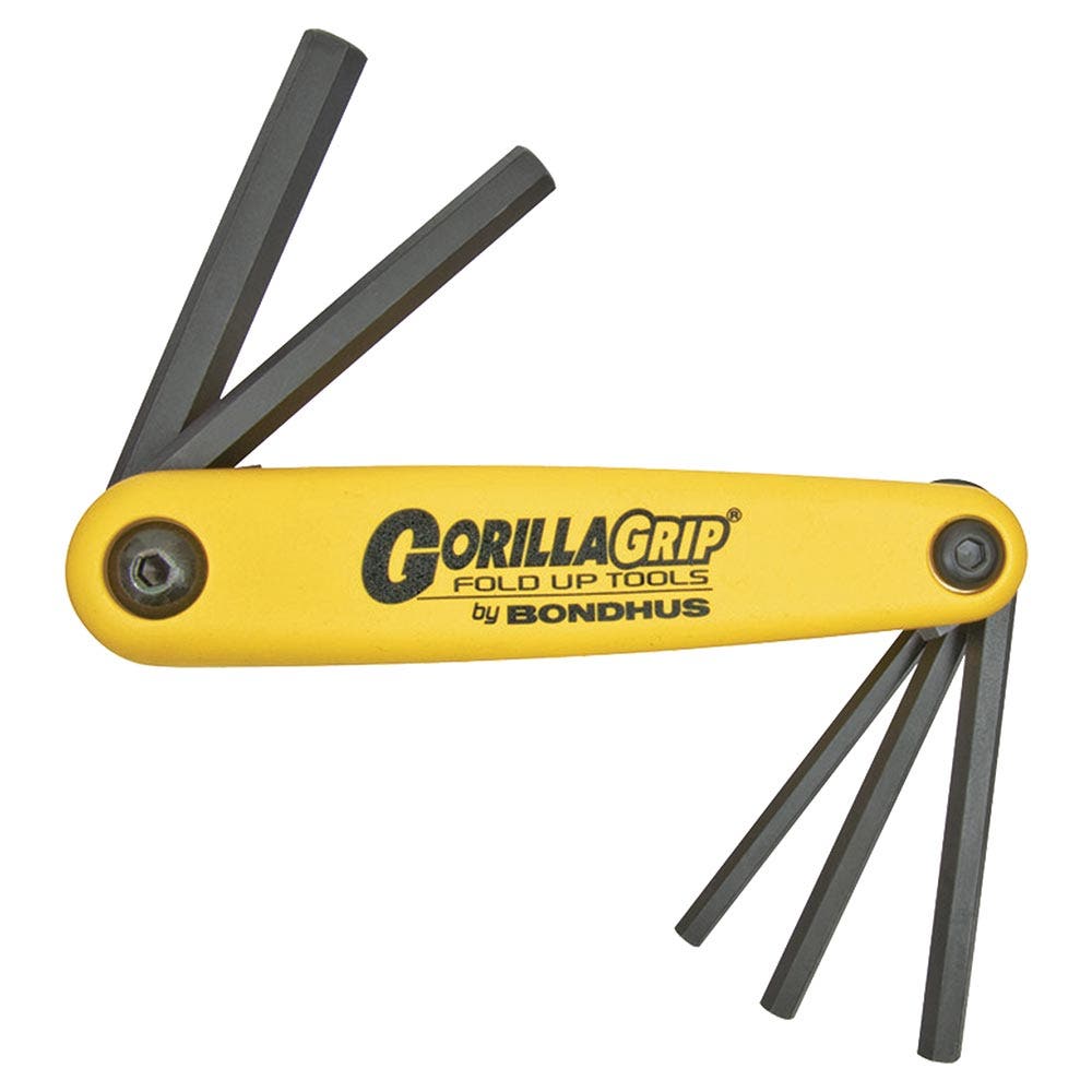 BONDHUS 5 Pce Hex Gorillagrip 3 16-3 8 BD12585
