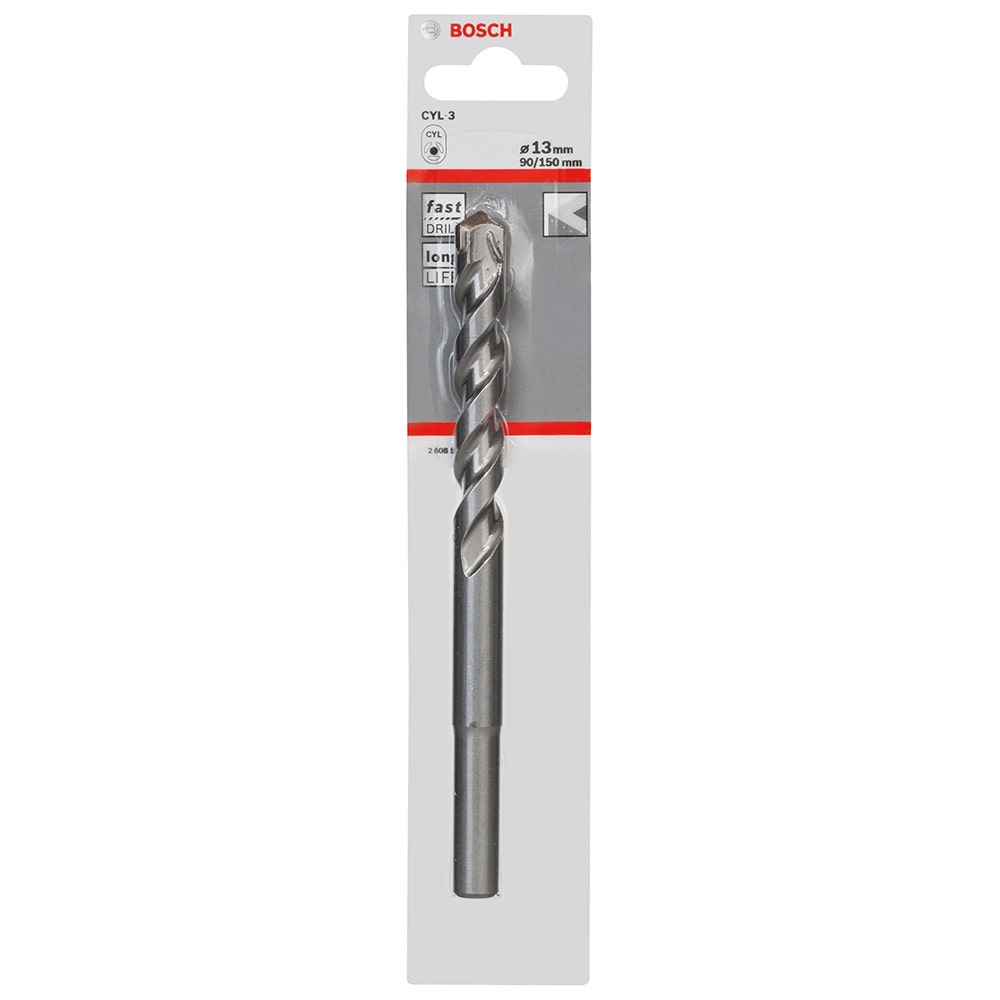 BOSCH 13 x 150mm Silver Percussion Masonry Drill Bit