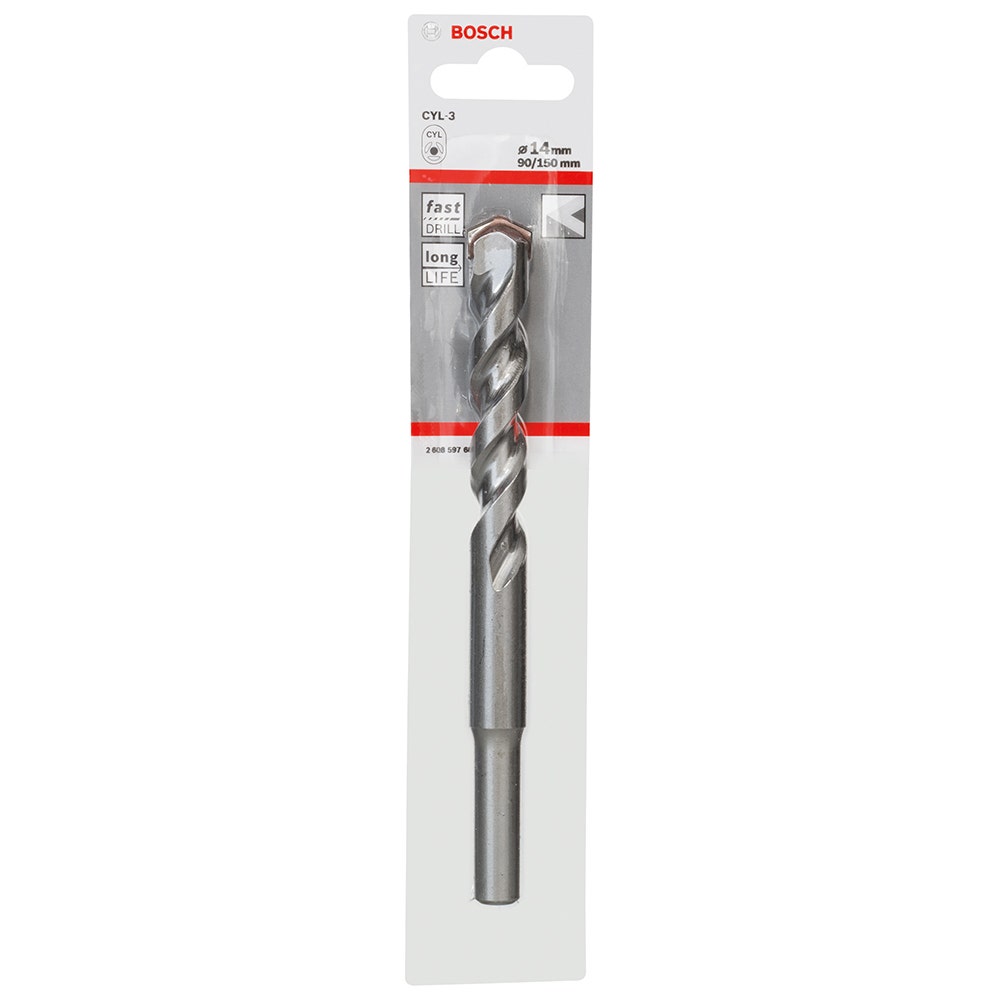 BOSCH 14 x 150 mm Silver Percussion Masonry Drill Bit