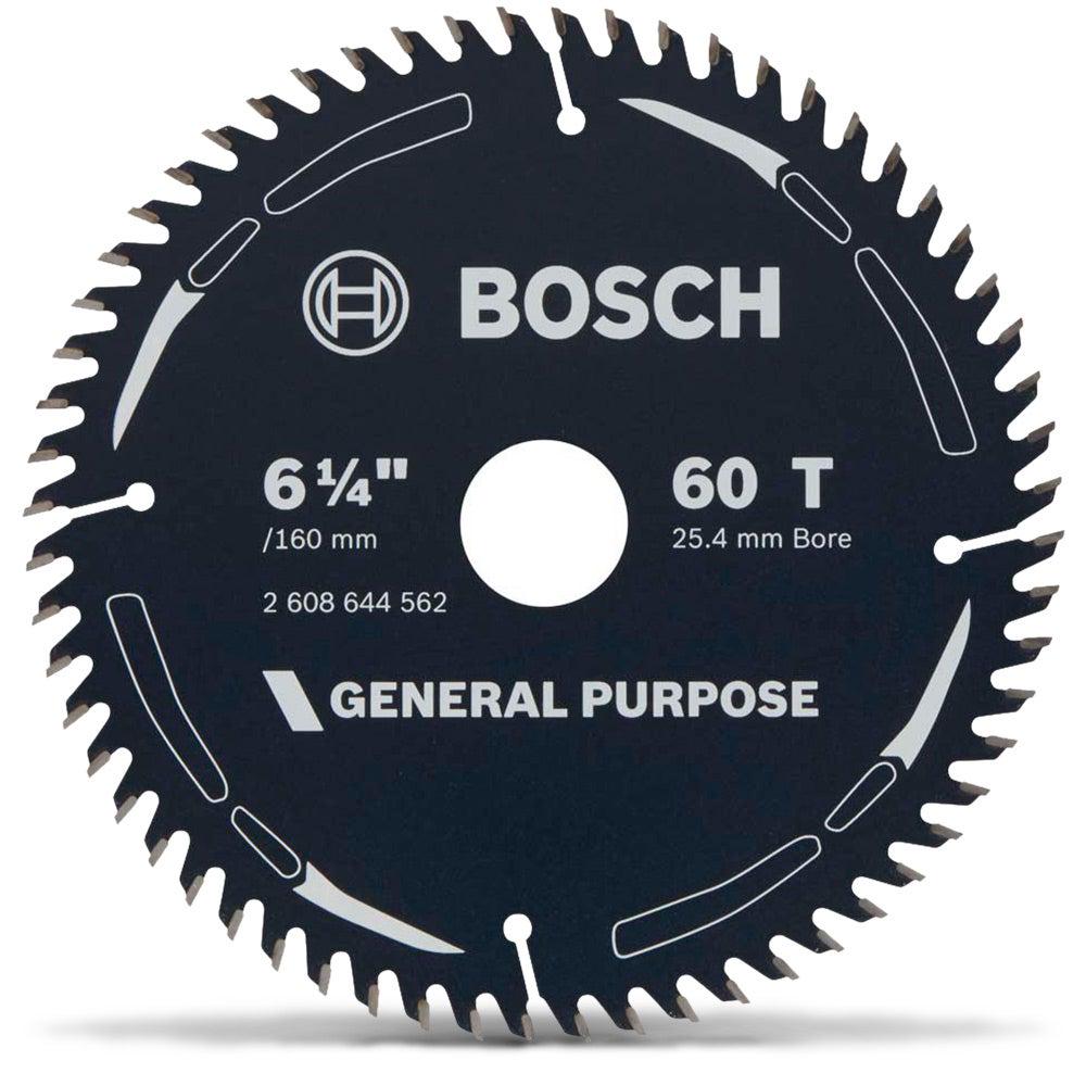 BOSCH 160mm 60T TCT Circular Saw Blade for Wood Cutting - GENERAL PURPOSE