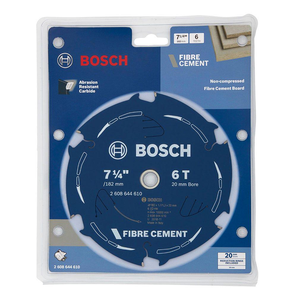 BOSCH 182mm 6T TCT Circular Saw Blade for Fibre Cement Cutting