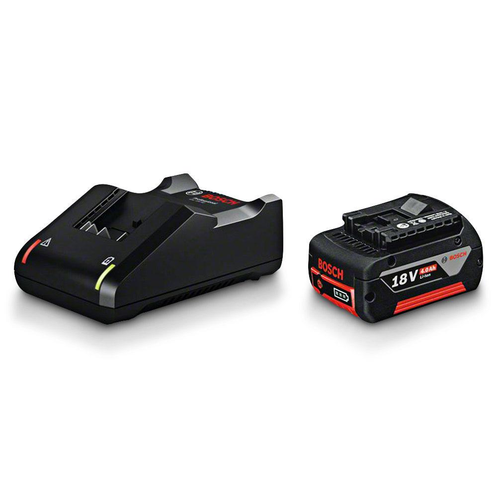 BOSCH 18V 4.0Ah Battery and Charger Starter Kit 1600A01BA2